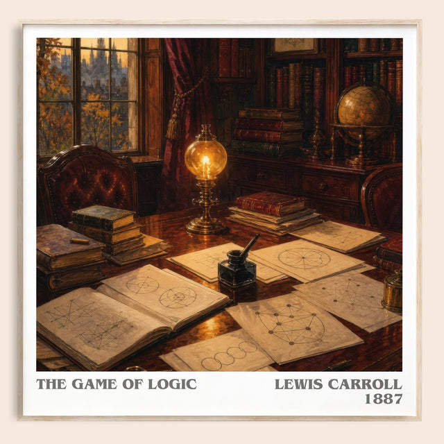 The Game Of Logic Literary Art Print by Lewis Carroll