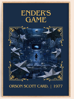 Ender's Game Classic Book Art Print by Orson Scott Card. – book poster