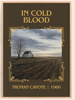 In Cold Blood Classic Book Art Print by Truman Capote – book poster