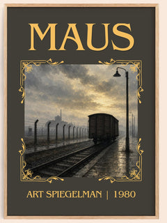 Maus Classic Book Art Print by Art Spiegelman – book poster