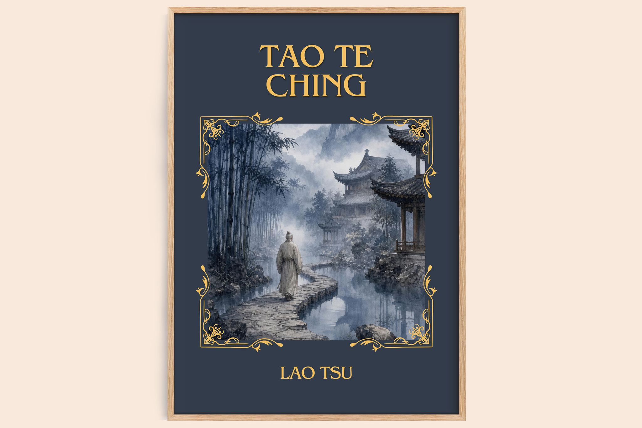 Tao Te Ching Classic Book Art Print by Lao Tsu