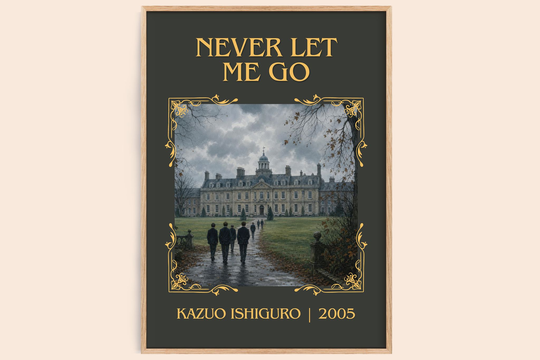 Never Let Me Go Classic Book Art Print by Kazuo Ishiguro
