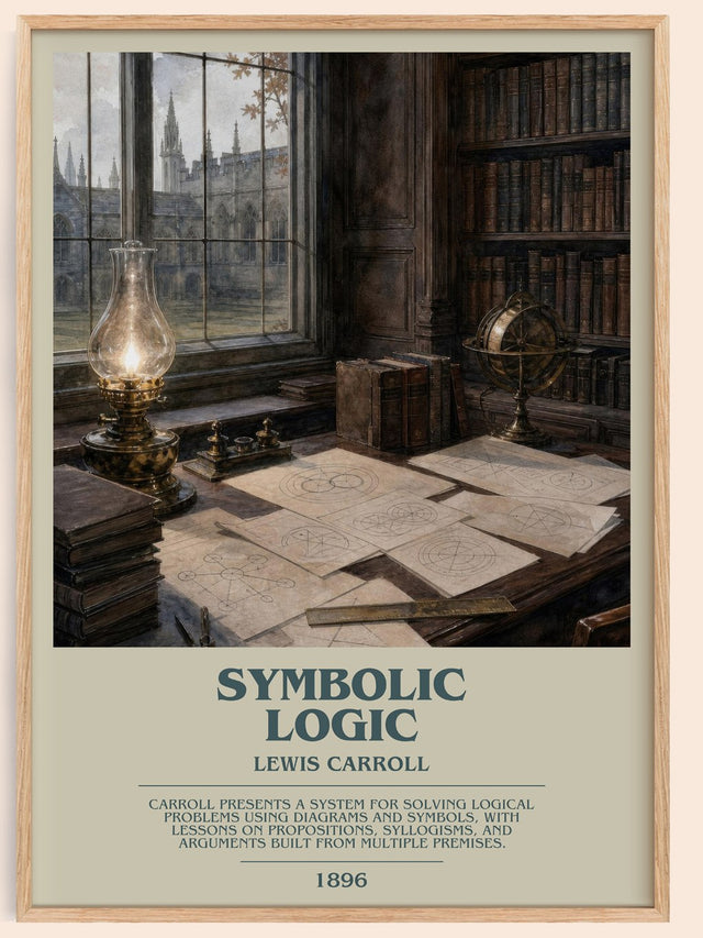 Symbolic Logic Bookish Wall Art by Lewis Carroll