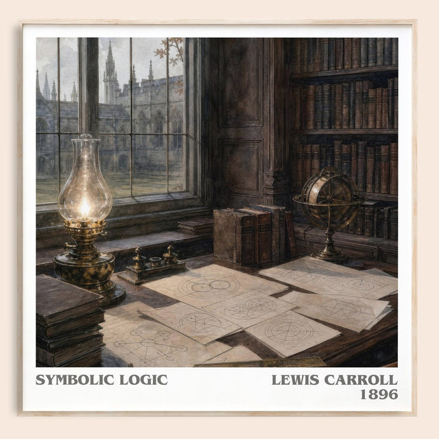 Symbolic Logic Literary Art Print by Lewis Carroll