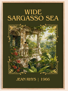 Wide Sargasso Sea Classic Book Art Print by Jean Rhys – book poster