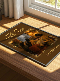 The Joy Luck Club Classic Book Art Print by Amy Tan – print on a sunlit desk