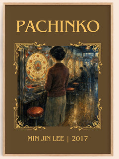 Pachinko Classic Book Art Print by Min Jin Lee – book poster