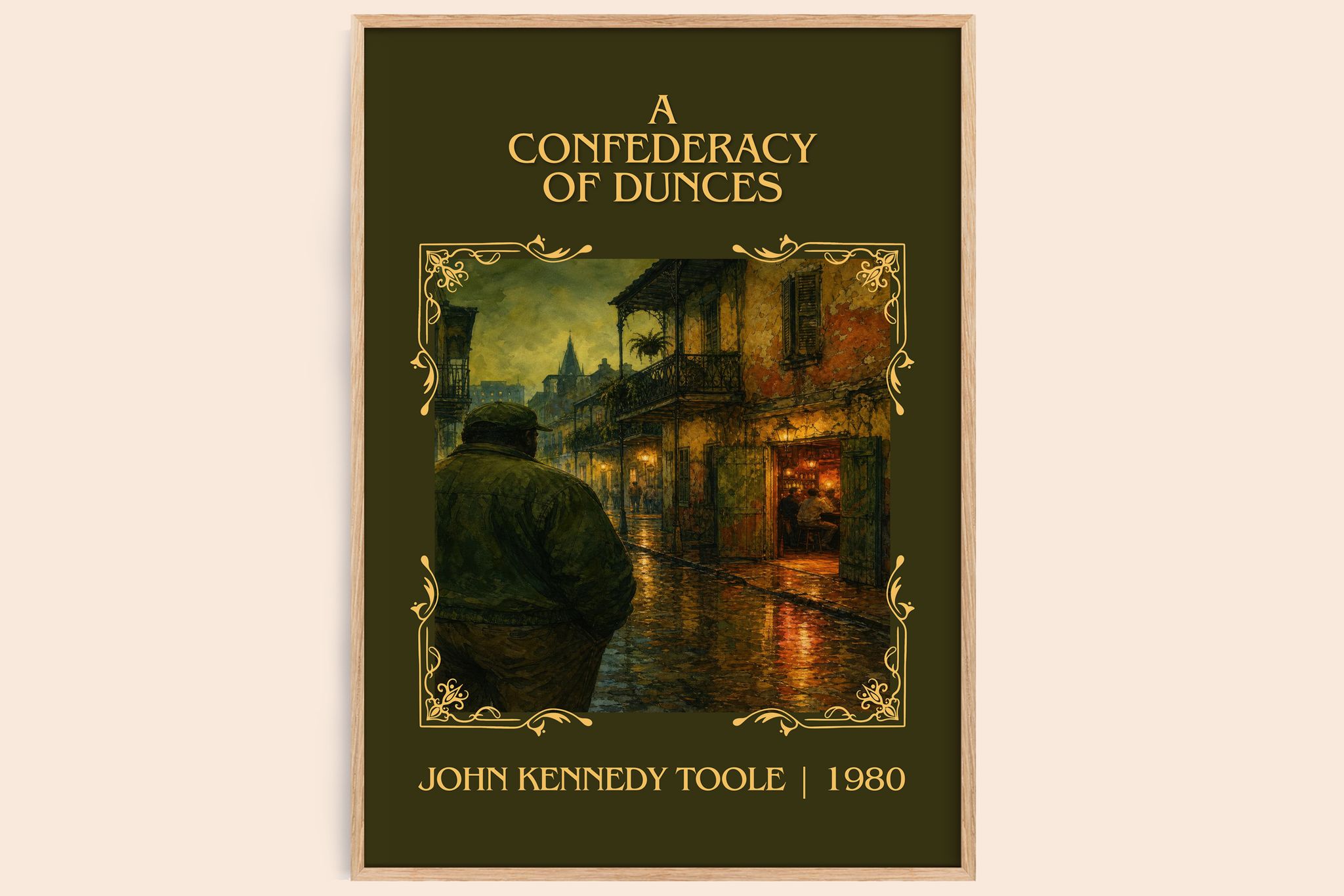 A Confederacy of Dunces Classic Book Art Print by John Kennedy Toole
