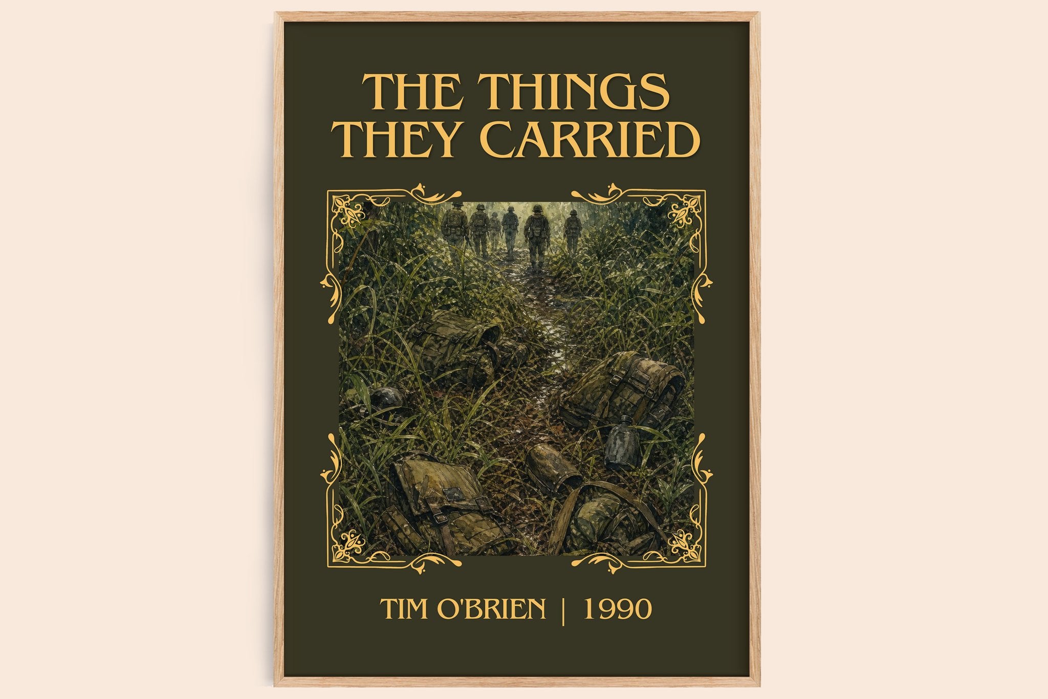 The Things They Carried Classic Book Art Print by Tim O'Brien