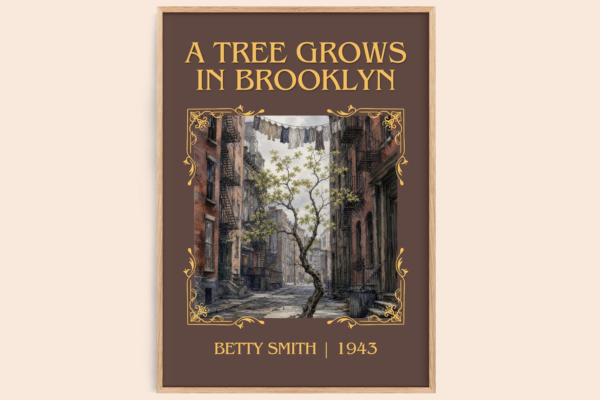 A Tree Grows in Brooklyn Classic Book Art Print by Betty Smith