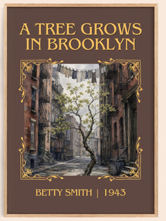 A Tree Grows in Brooklyn Classic Book Art Print by Betty Smith – book poster