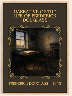 Narrative of the Life of Frederick Douglass Classic Book Art Print by Frederick Douglass – book poster
