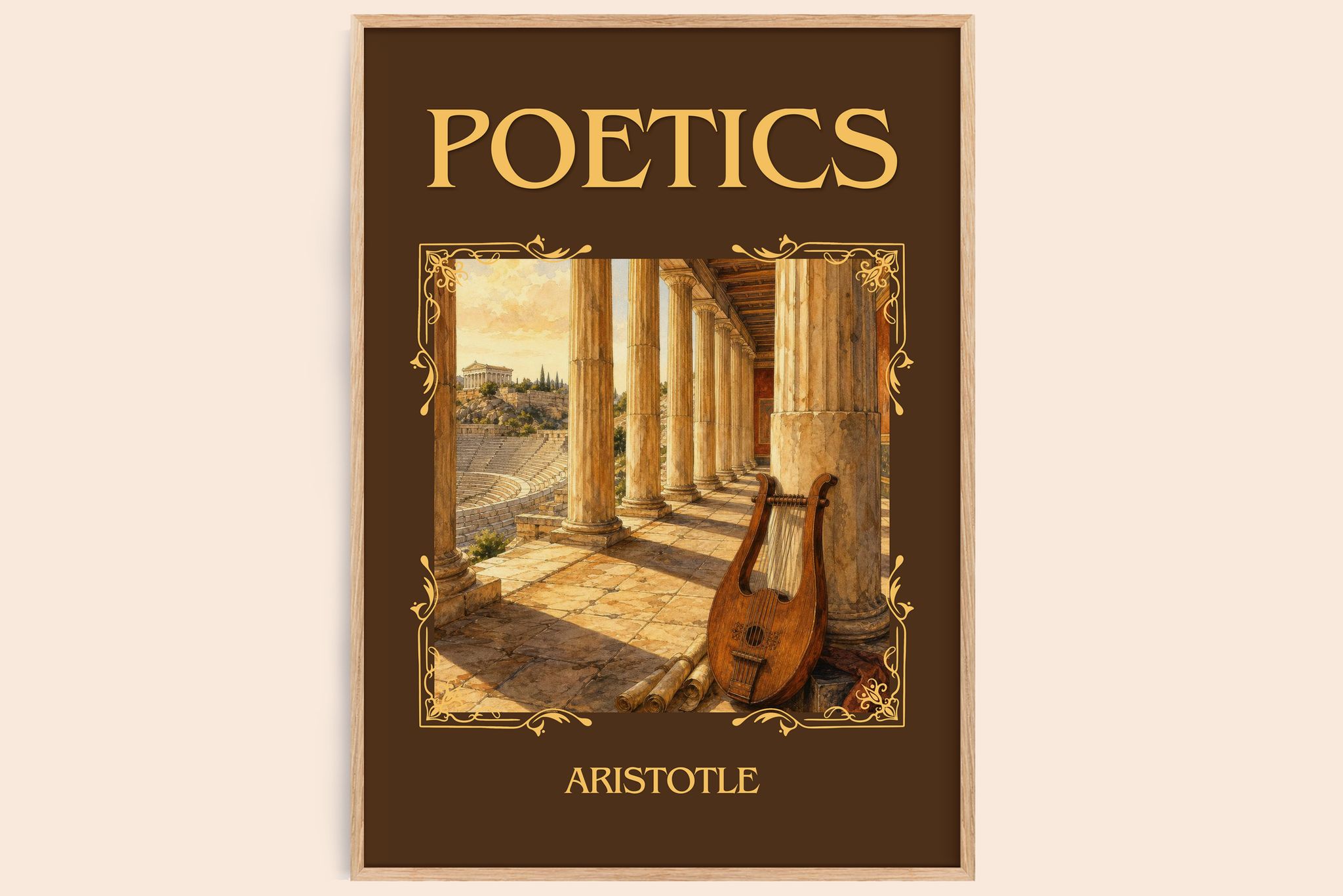 Poetics Classic Book Art Print by Aristotle
