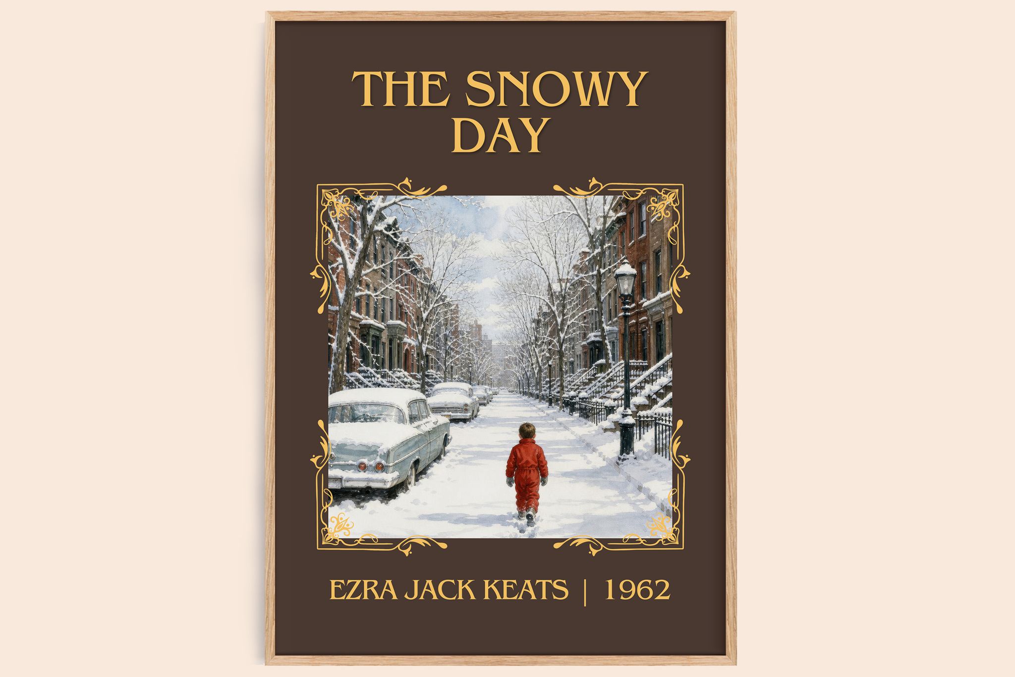 The Snowy Day Classic Book Art Print by Ezra Jack Keats