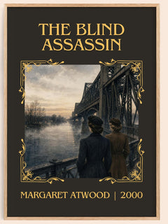 The Blind Assassin Classic Book Art Print by Margaret Atwood – book poster