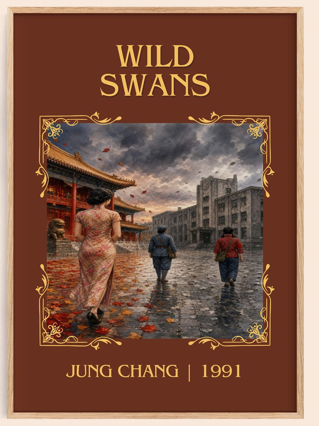 Wild Swans Classic Book Art Print by Jung Chang – book poster