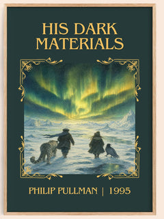 His Dark Materials Classic Book Art Print by Philip Pullman – book poster