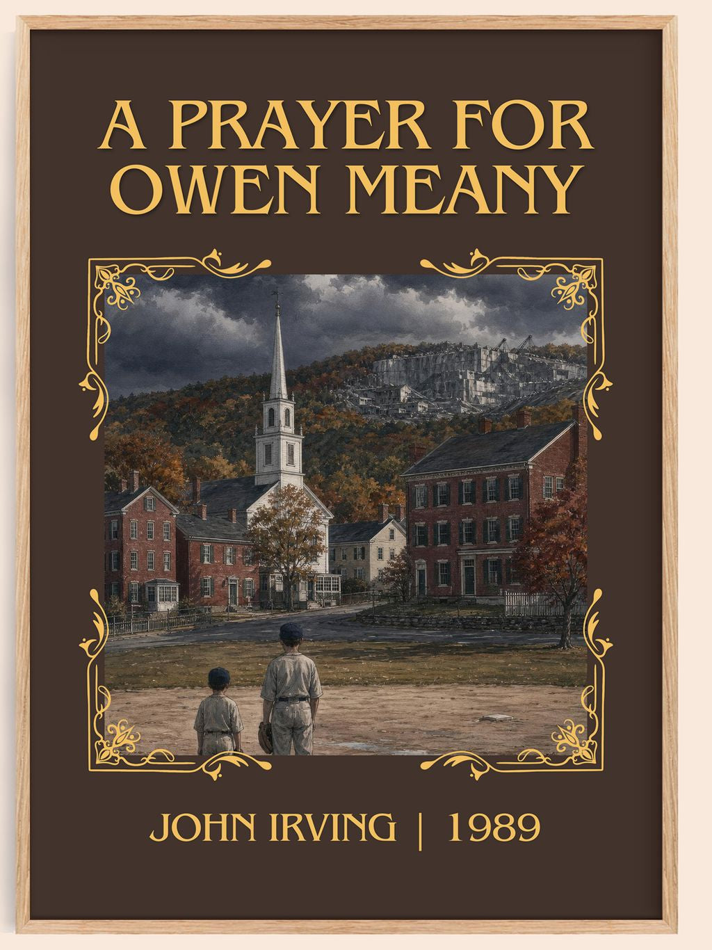 A Prayer for Owen Meany Classic Book Art Print by John Irving – book poster