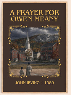 A Prayer for Owen Meany Classic Book Art Print by John Irving – book poster