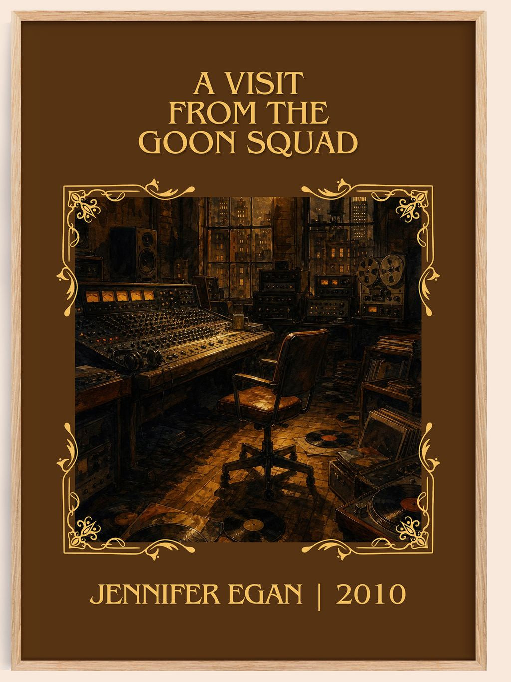 A Visit From The Goon Squad Classic Book Art Print by Jennifer Egan – book poster