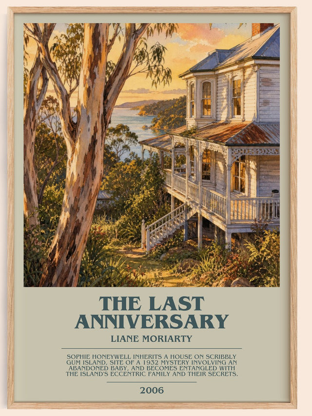 The Last Anniversary Bookish Wall Art by Liane Moriarty