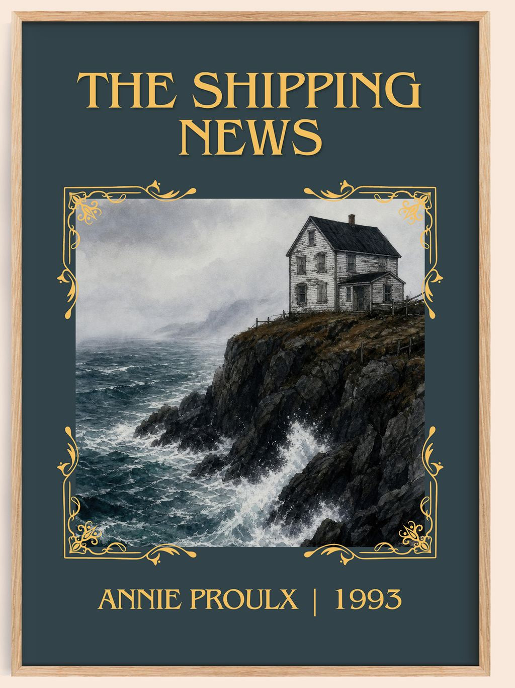 The Shipping News Classic Book Art Print by Annie Proulx – book poster