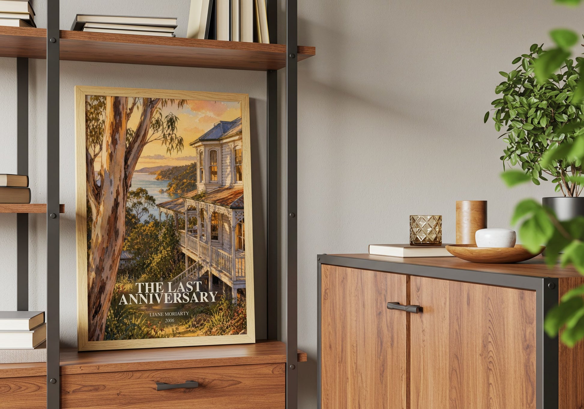 The Last Anniversary book watercolour illustration paper finish options – matte satin gloss