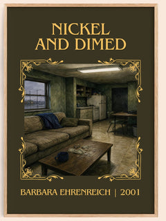 Nickel And Dimed Classic Book Art Print by Barbara Ehrenreich – book poster