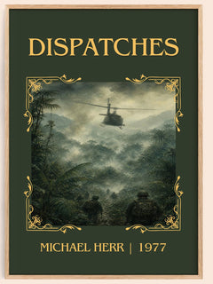 Dispatches Classic Book Art Print by Michael Herr – book poster