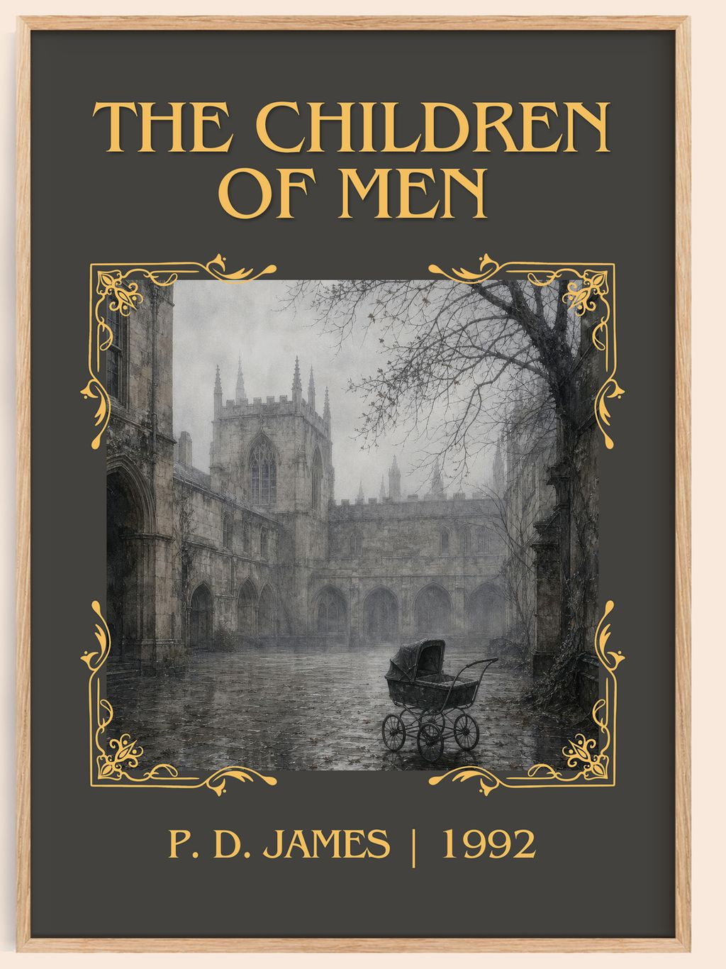 The Children of Men Classic Book Art Print by P. D. James – book poster