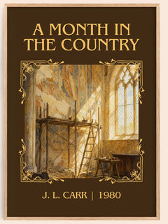 A Month In The Country Classic Book Art Print by J. L. Carr – book poster