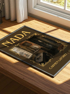 Nada Classic Book Art Print by Carmen Laforet – print on a sunlit desk