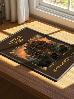 Little, Big Classic Book Art Print by John Crowley – print on a sunlit desk