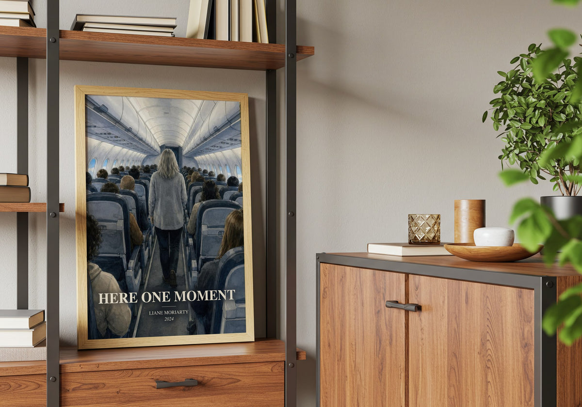 Here One Moment book watercolour illustration paper finish options – matte satin gloss