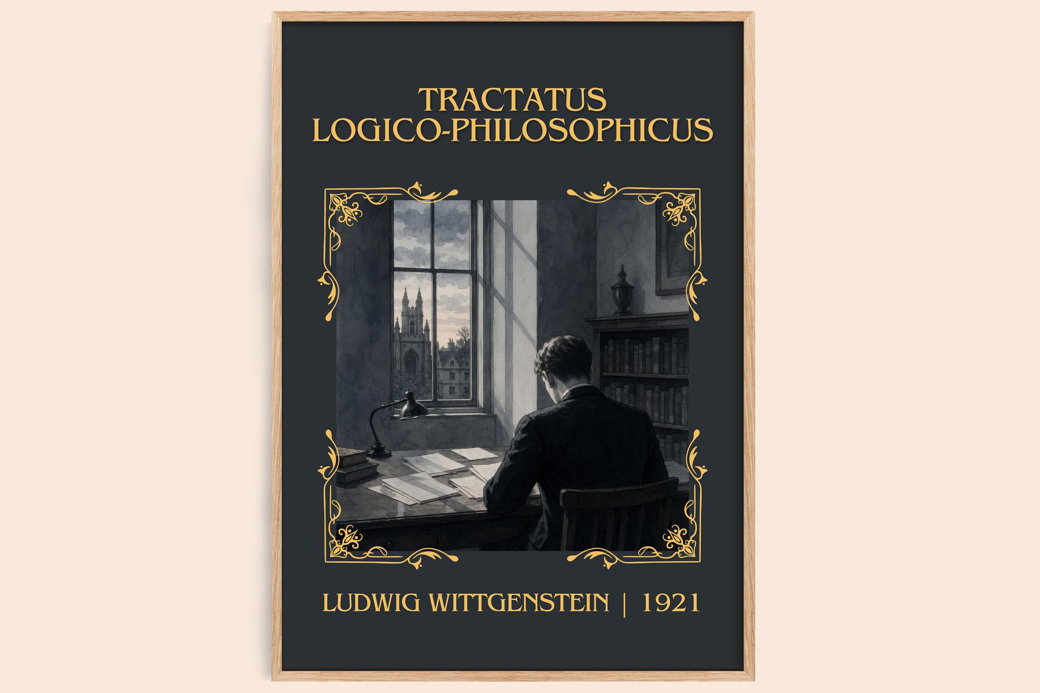 Tractatus Logico-Philosophicus Classic Book Art Print by Ludwig Wittgenstein