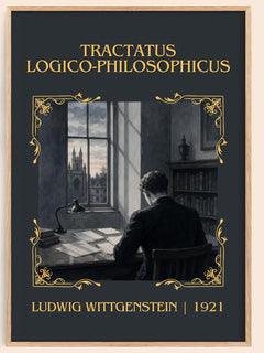 Tractatus Logico-Philosophicus Classic Book Art Print by Ludwig Wittgenstein – book poster