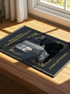 Tractatus Logico-Philosophicus Classic Book Art Print by Ludwig Wittgenstein – print on a sunlit desk