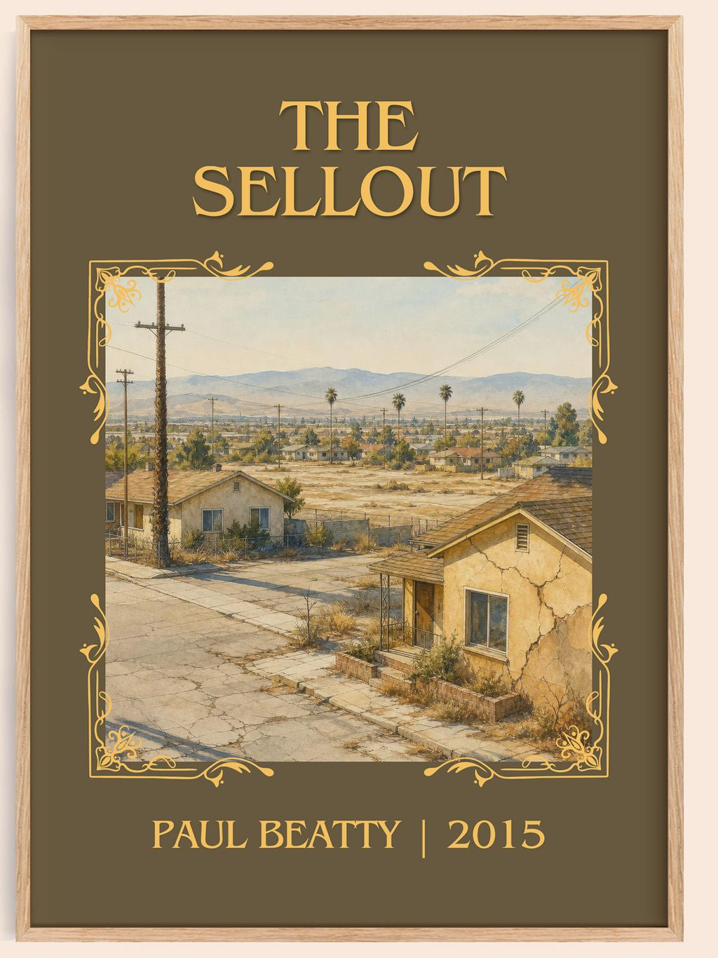 The Sellout Classic Book Art Print by Paul Beatty – book poster
