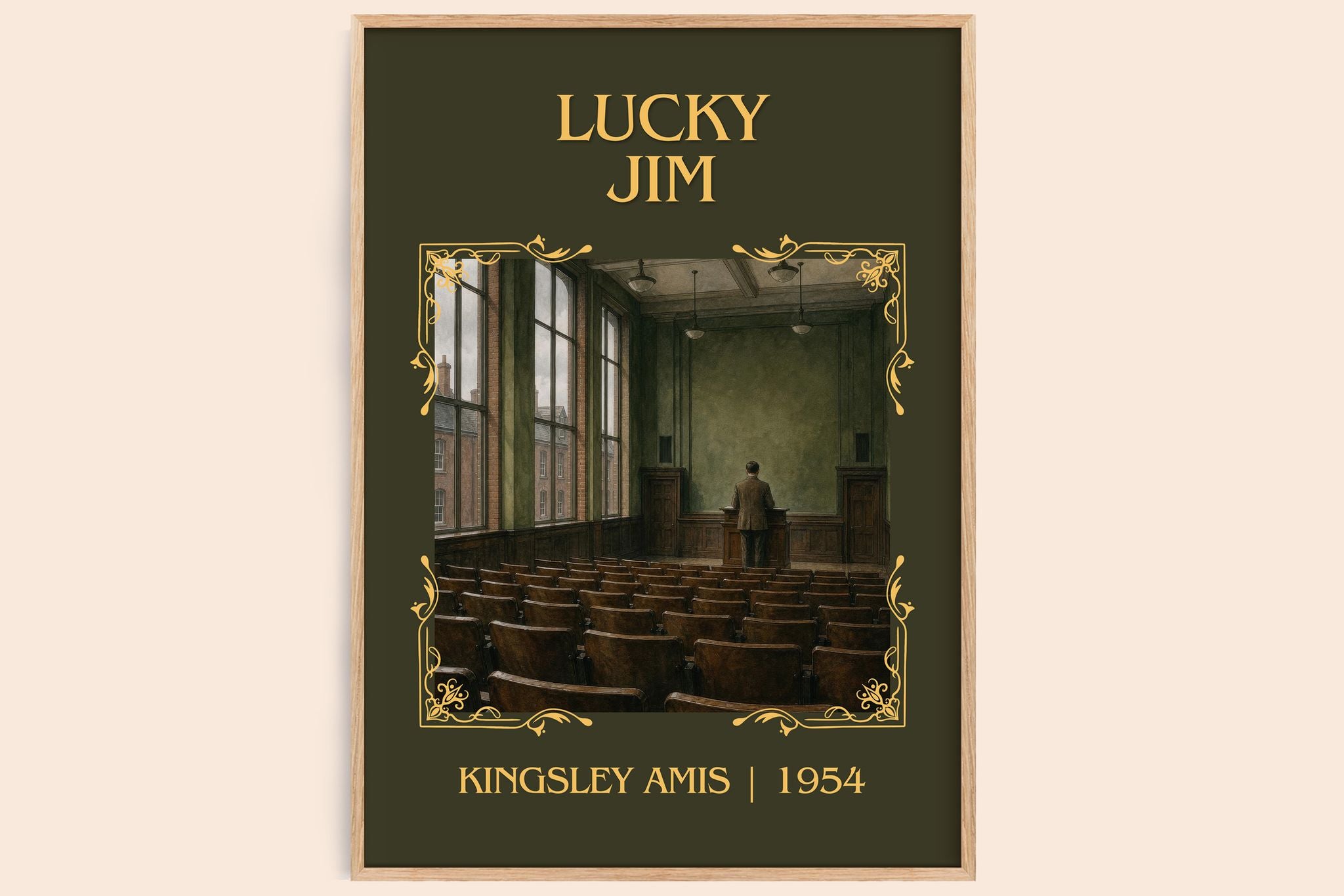 Lucky Jim Classic Book Art Print by Kingsley Amis