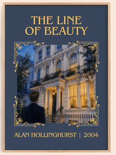 The Line of Beauty Classic Book Art Print by Alan Hollinghurst – book poster