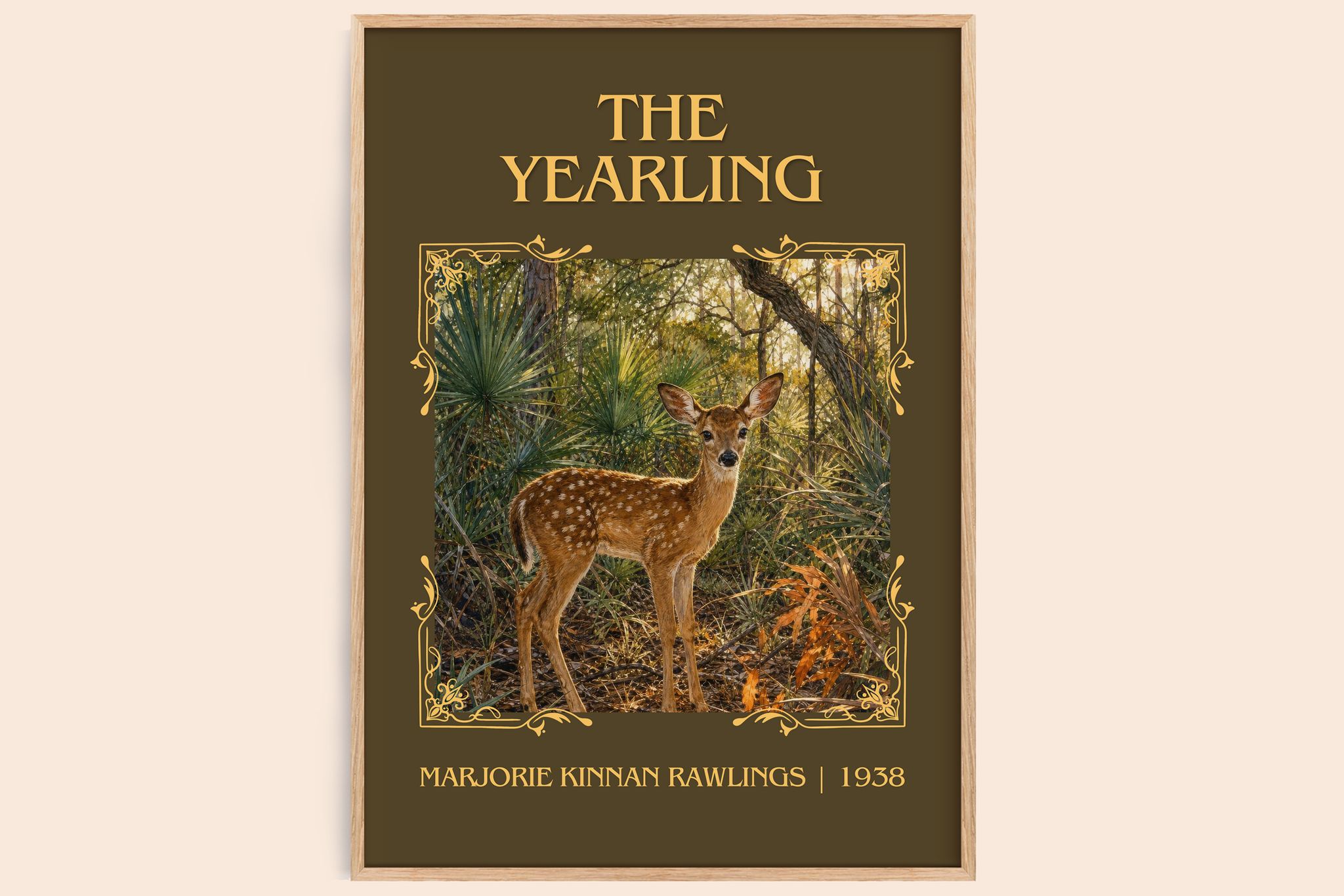 The Yearling Classic Book Art Print by Marjorie Kinnan Rawlings