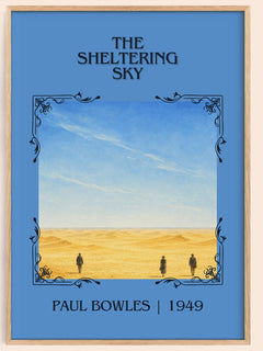 The Sheltering Sky Classic Book Art Print by Paul Bowles – book poster
