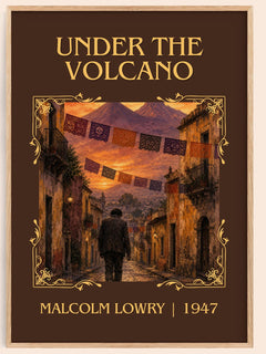 Under the Volcano Classic Book Art Print by Malcolm Lowry – book poster