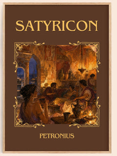 Satyricon Classic Book Art Print by Petronius – book poster
