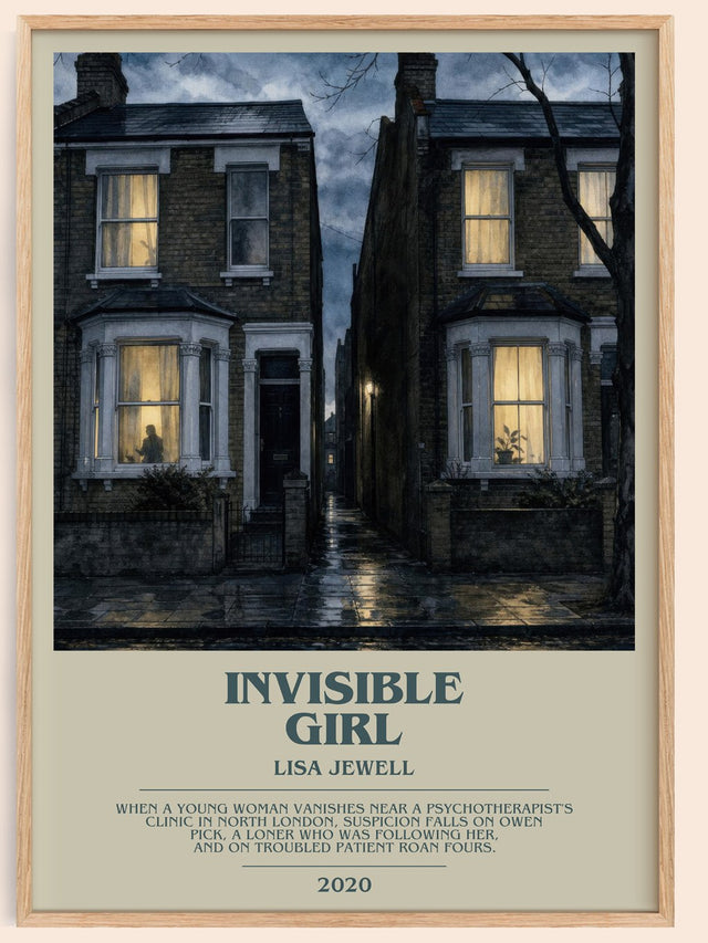 Invisible Girl Bookish Wall Art by Lisa Jewell