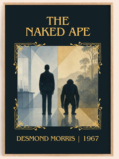 The Naked Ape Classic Book Art Print by Desmond Morris – book poster