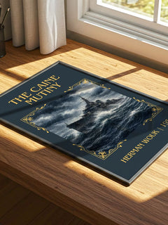 The Caine Mutiny Classic Book Art Print by Herman Wouk – print on a sunlit desk