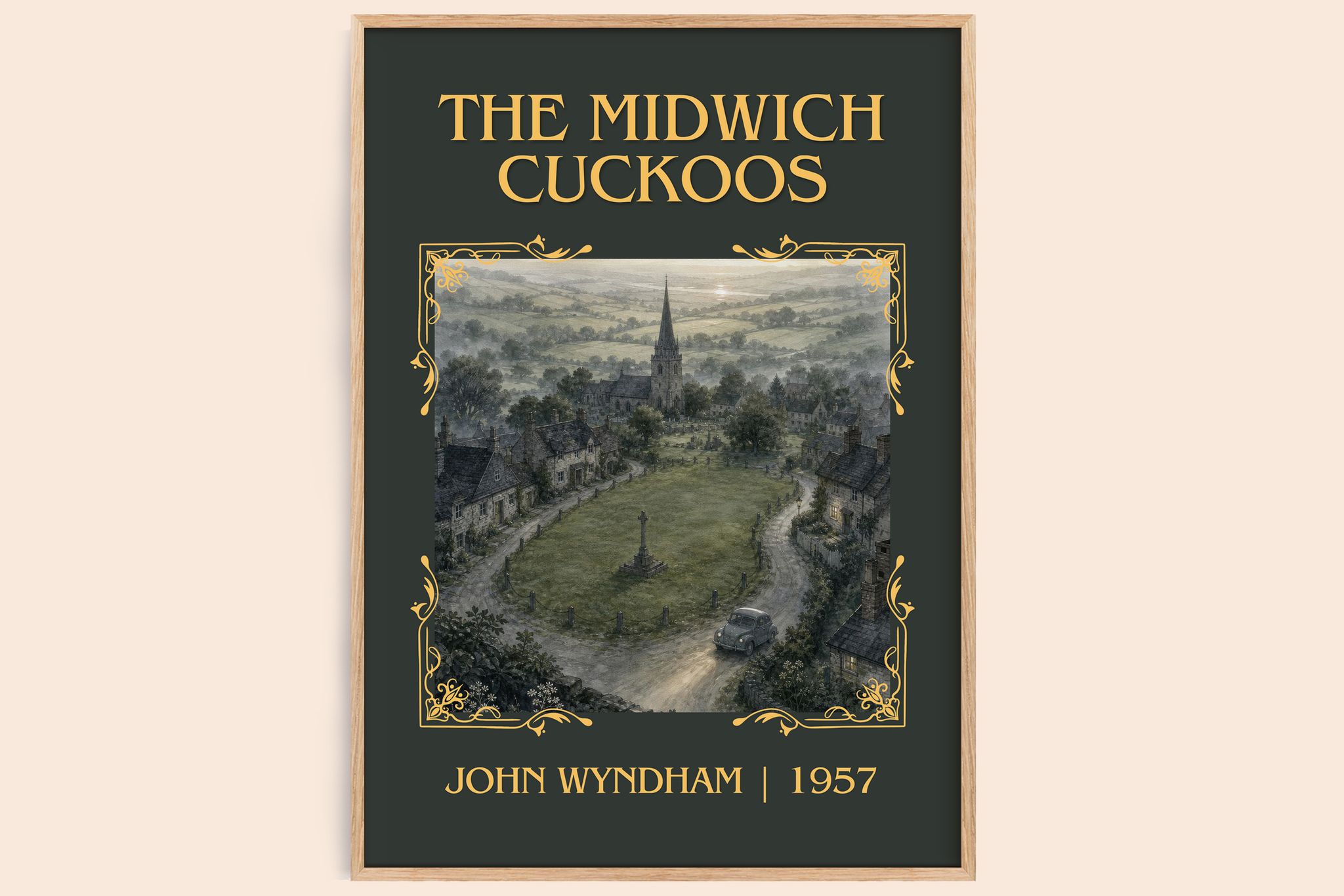 The Midwich Cuckoos Classic Book Art Print by John Wyndham