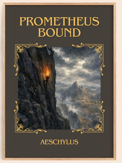 Prometheus Bound Classic Book Art Print by Aeschylus – book poster