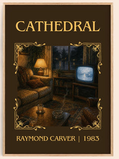 Cathedral Classic Book Art Print by Raymond Carver – book poster